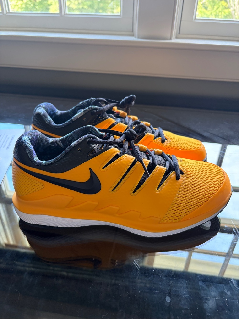 Nike Men’s Yellow and Black Performance Tennis Sneakers